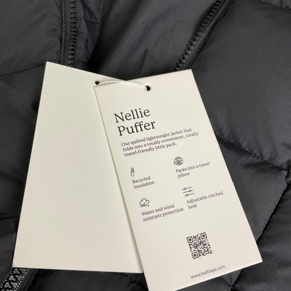 Halfdays Nellie Packable Puffer Jacket NWT - Picture 9 of 11
